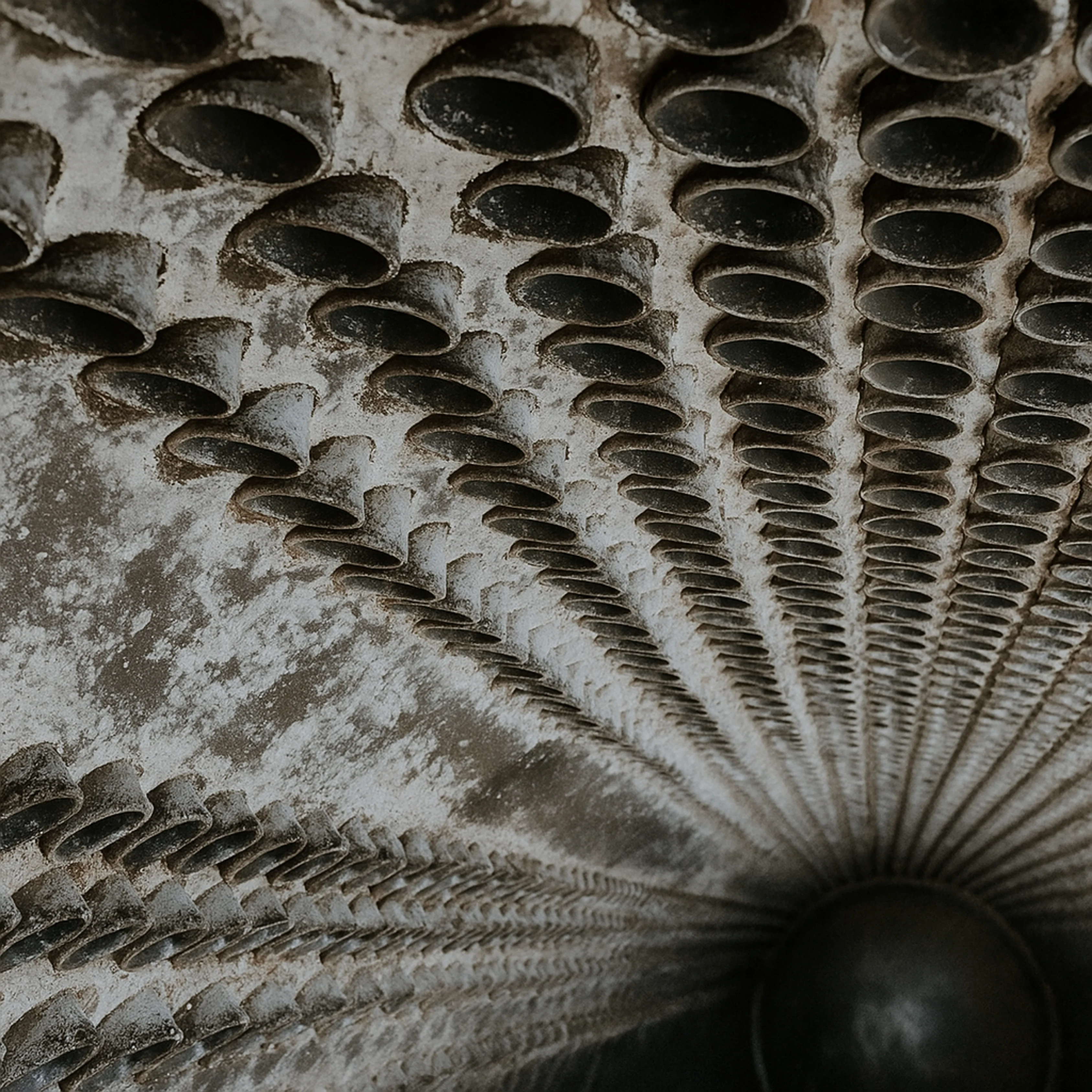 white scaling formation on water heater boiler machine